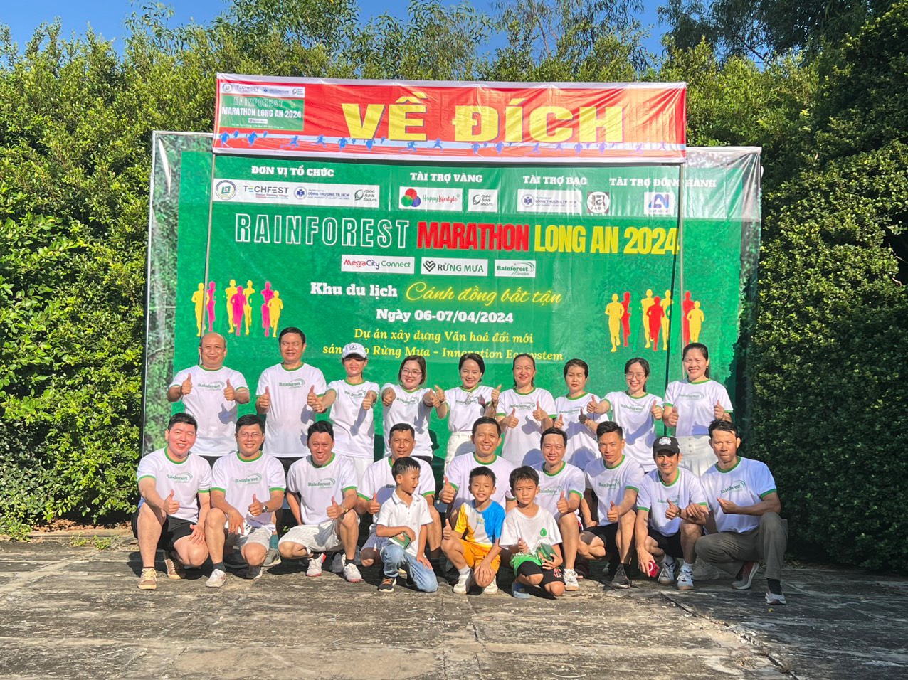 Một số hình ảnh hoạt động trong chương trình Marathon Rừng Mưa Long An